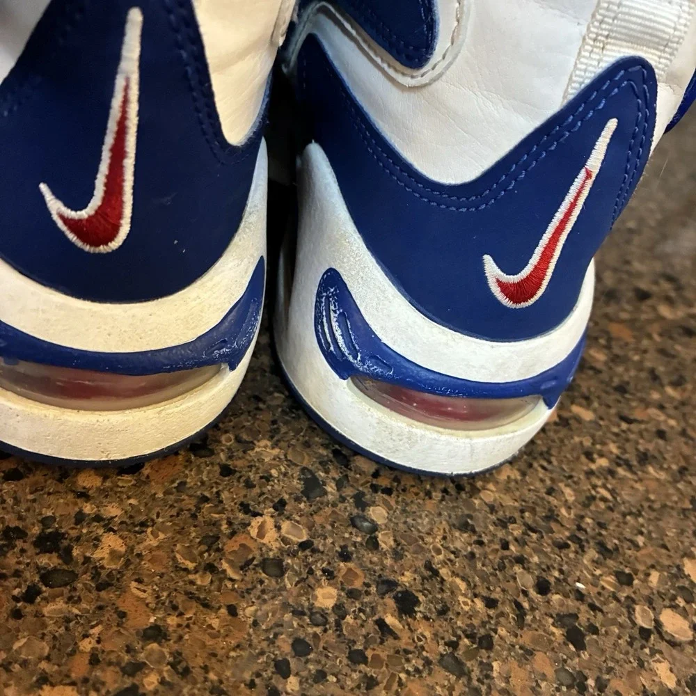 Nike Air Griffey Max 1 GS White Blue Red Kids Size 4Y DX3724-100 Baseball